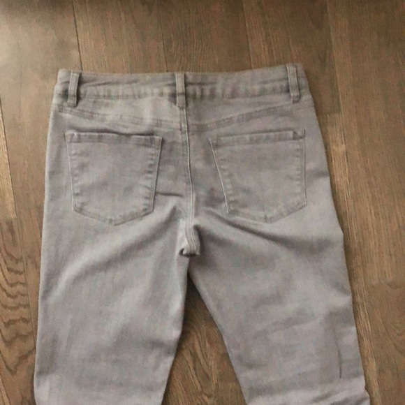 Light grey stretchy skinny jeans - Picture 2 of 3